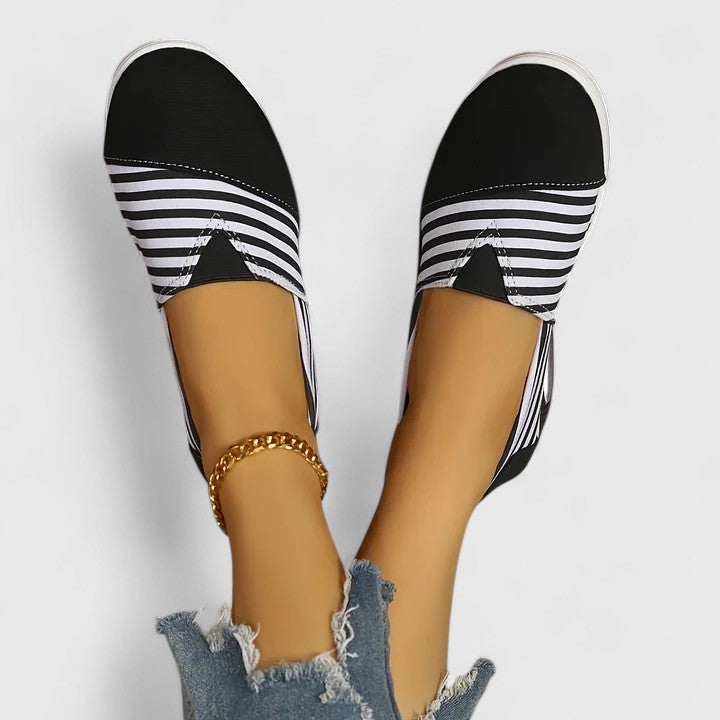 EDIT | Csúsztatható csíkos sneakers