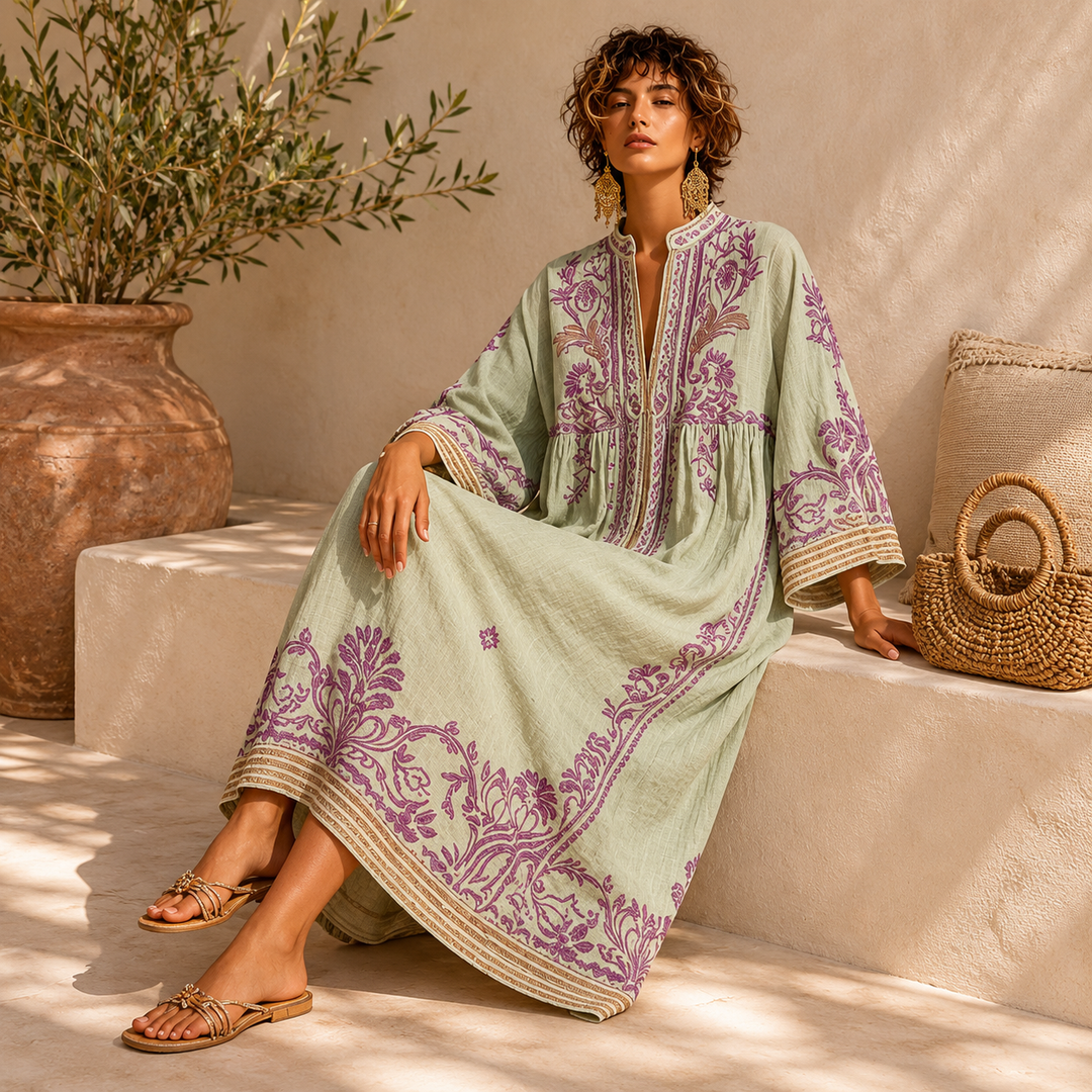 KALINA | Hímzett boho ruha