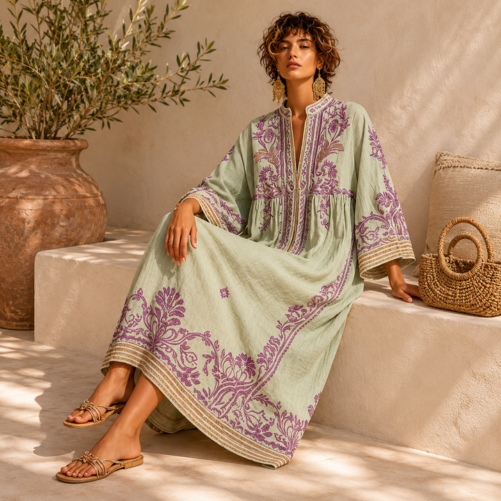 KALINA | Hímzett boho ruha