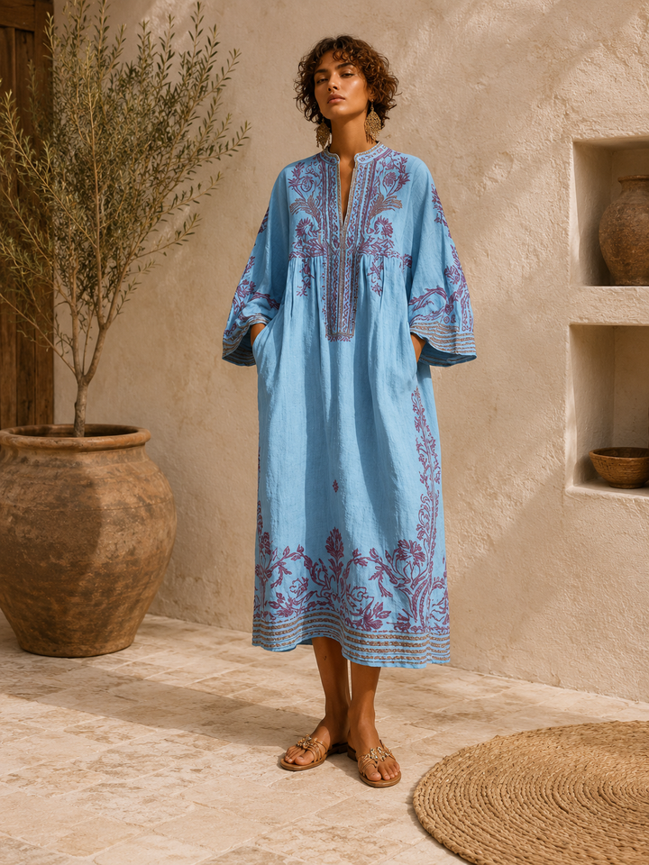 KALINA | Hímzett boho ruha