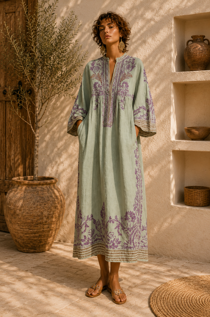KALINA | Hímzett boho ruha