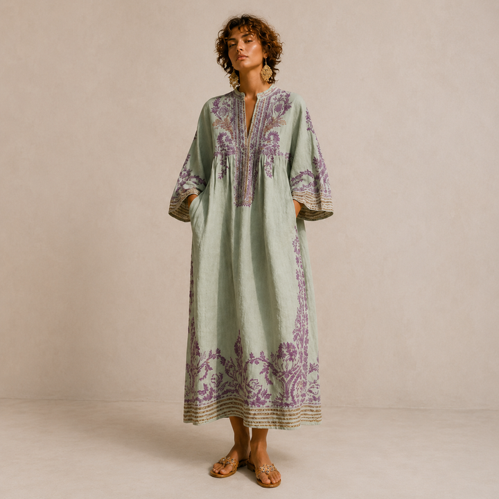 KALINA | Hímzett boho ruha