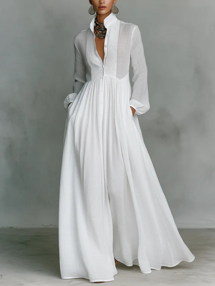 HEDVIG | Maxi ruha magas gallérral