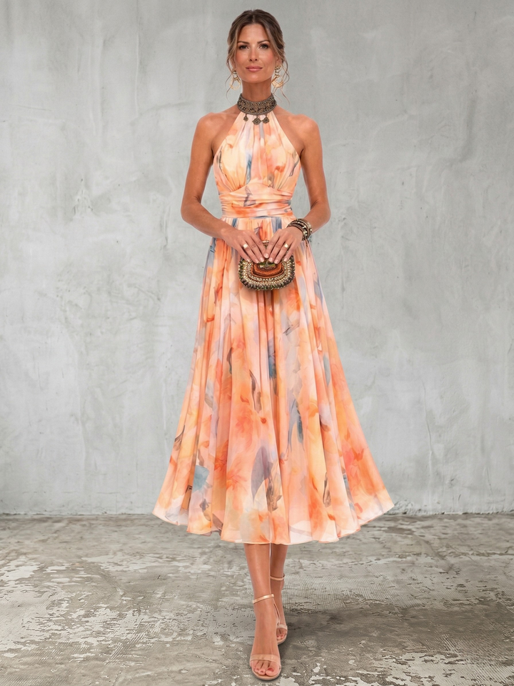 JOHANNA | Maxi ruha halter dekolt