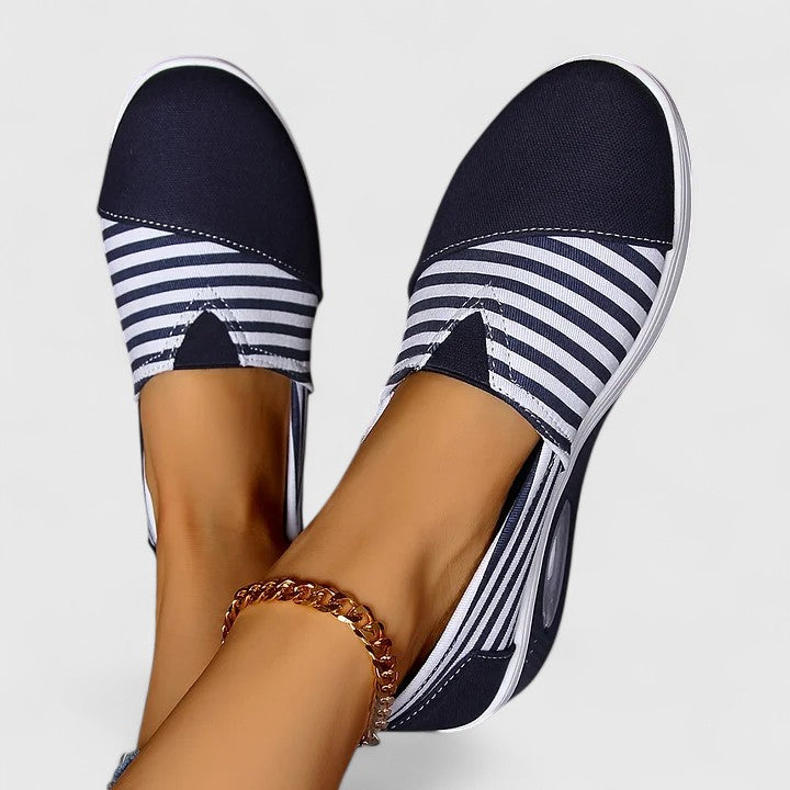 EDIT | Csúsztatható csíkos sneakers